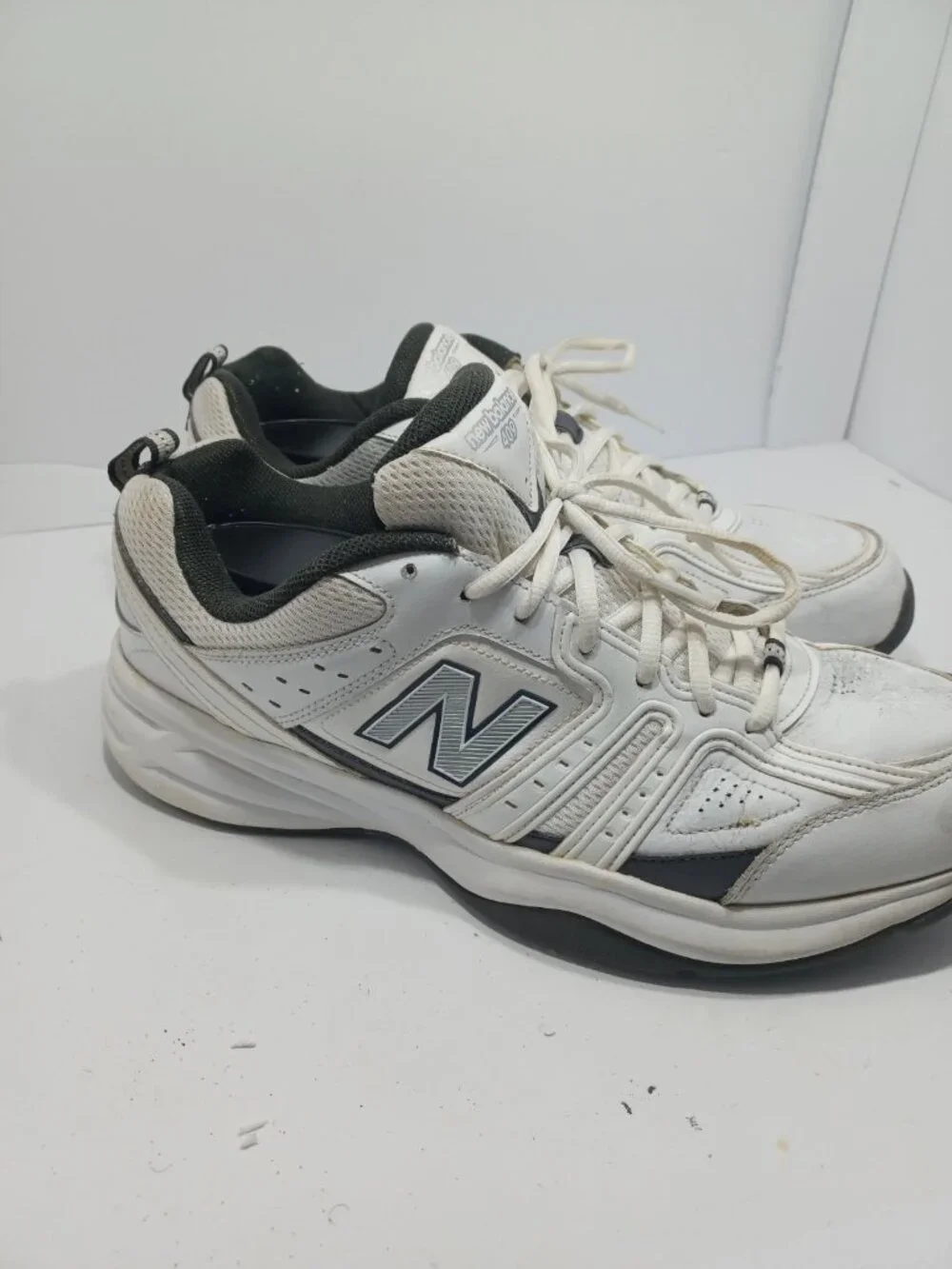 New Balance Mens 409 White Casual Shoes Sneakers Size 12 % Dad Shoes